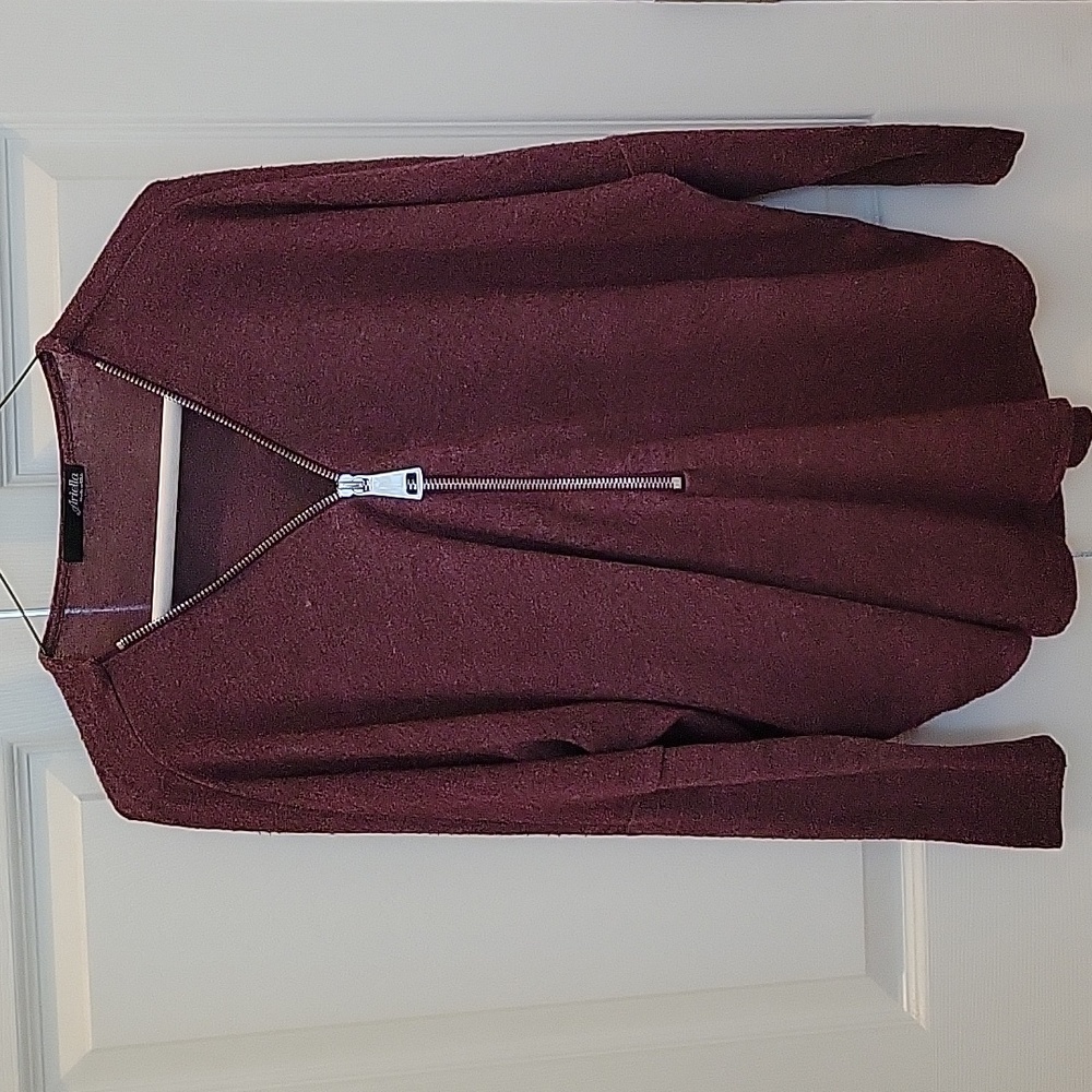 Ariella Sweater Plum Color Fits an 8 or 10